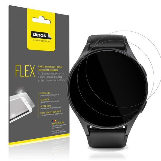2x 3D Full Cover Schutzfolie für Hama 8900 1.32 Zoll Smartwatch