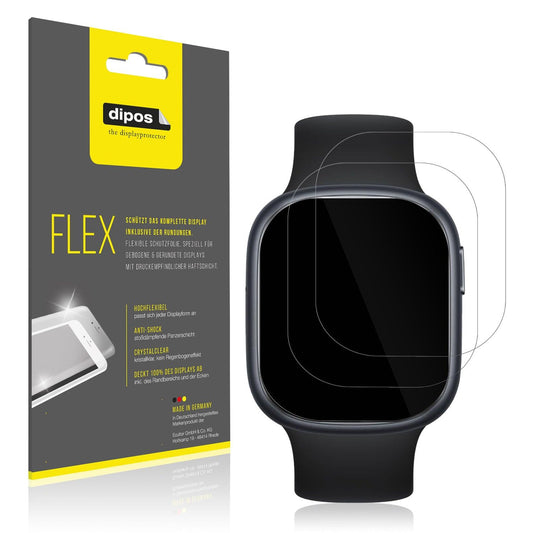 2x 3D Full Cover Schutzfolie für Rollme S1 Smartwatch