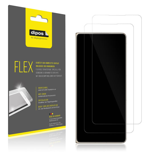 2x 3D Full Cover Schutzfolie für Huawei Mate X6 Front-Display