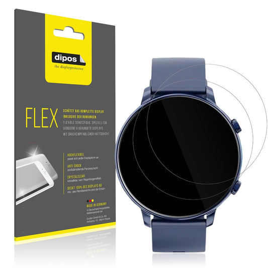 2x 3D Full Cover Schutzfolie für Hwagol 1.43 Zoll Smartwatch