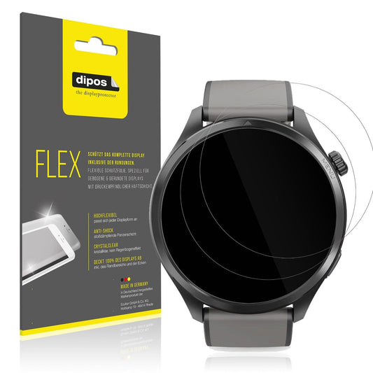 2x 3D Full Cover Schutzfolie für Hama 9000 Smartwatch