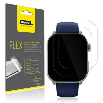 2x 3D Full Cover Schutzfolie für GARD PRO Health Smartwatch 3 41mm