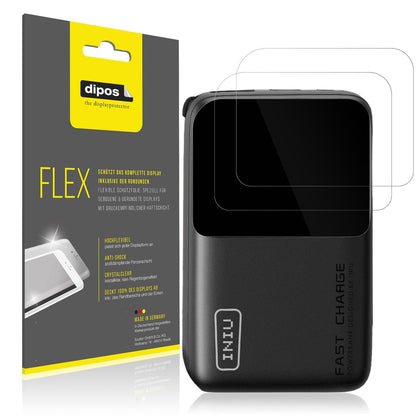 2x 3D Full Cover Schutzfolie für INIU Carry P50-E1