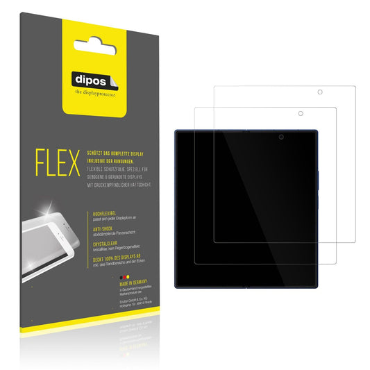 2x 3D Full Cover Schutzfolie für Samsung Galaxy Z Fold7 Innenseite