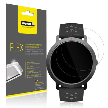 2x 3D Full Cover Schutzfolie für Withings Steel HR 36mm