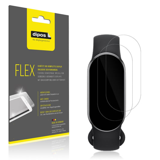 2x 3D Full Cover Schutzfolie für Xiaomi Smartband 10