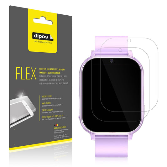 2x 3D Full Cover Schutzfolie für PTHTECHUS 4G-A22
