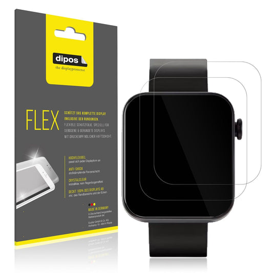 2x 3D Full Cover Schutzfolie für Kendox Life Tracker