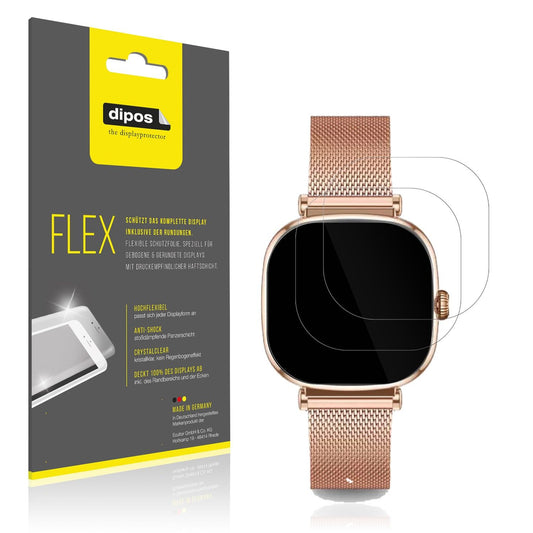 2x 3D Full Cover Schutzfolie für KSIX Iria Smartwatch 1.7 Zoll