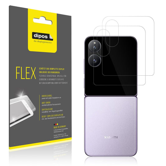 2x 3D Full Cover Schutzfolie für Xiaomi Mix Flip 2 Außenseite