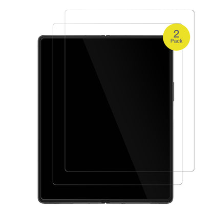 SamsungGalaxy Fold 4 mit aufgebrachter dipos Displayschutzfolie, glasklare Darstellung ohne Einschränkungen