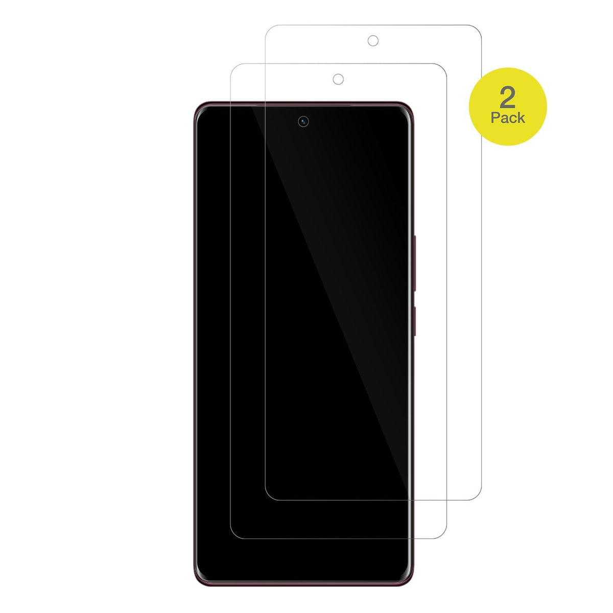 2x 3D Full Cover Schutzfolie für Vivo V29e