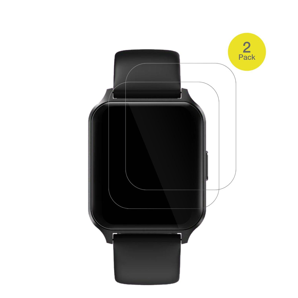 3x 3D Full Cover Schutzfolie für Touchelex 1,52 Zoll Smartwatch