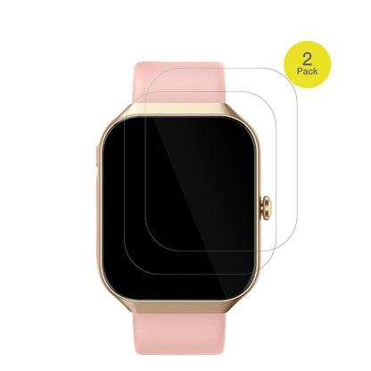 2x 3D Full Cover Schutzfolie für Walkbee Smartwatch 1.96 Zoll