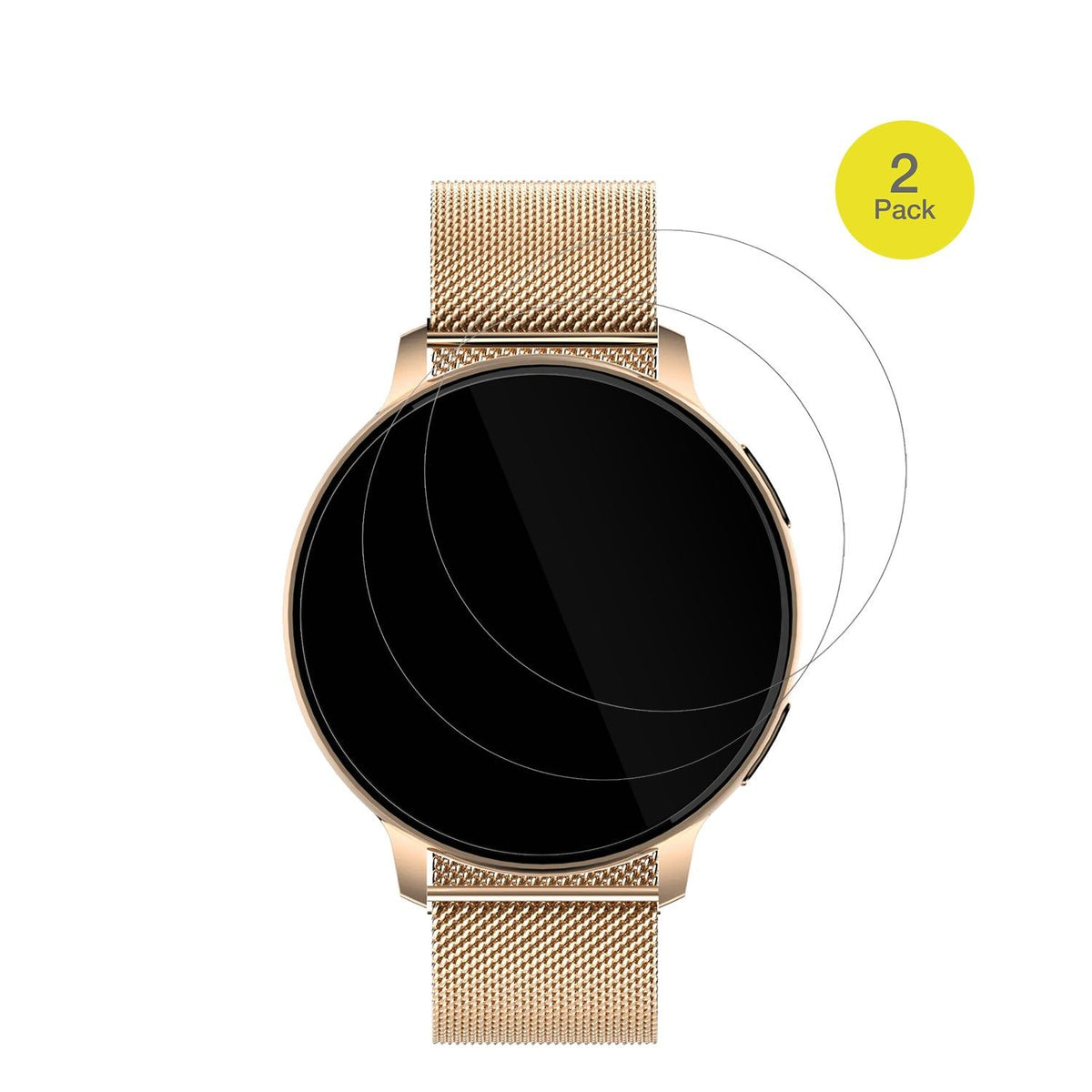 2x 3D Full Cover Schutzfolie für Sloksfil 1.39 Zoll Smartwatch
