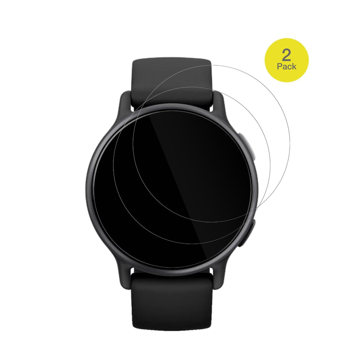 2x 3D Full Cover Schutzfolie für Garmin Vivoactive 5
