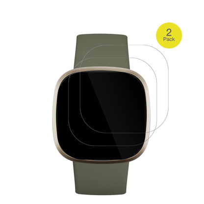 2x 3D Full Cover Schutzfolie für Fitbit Versa 3