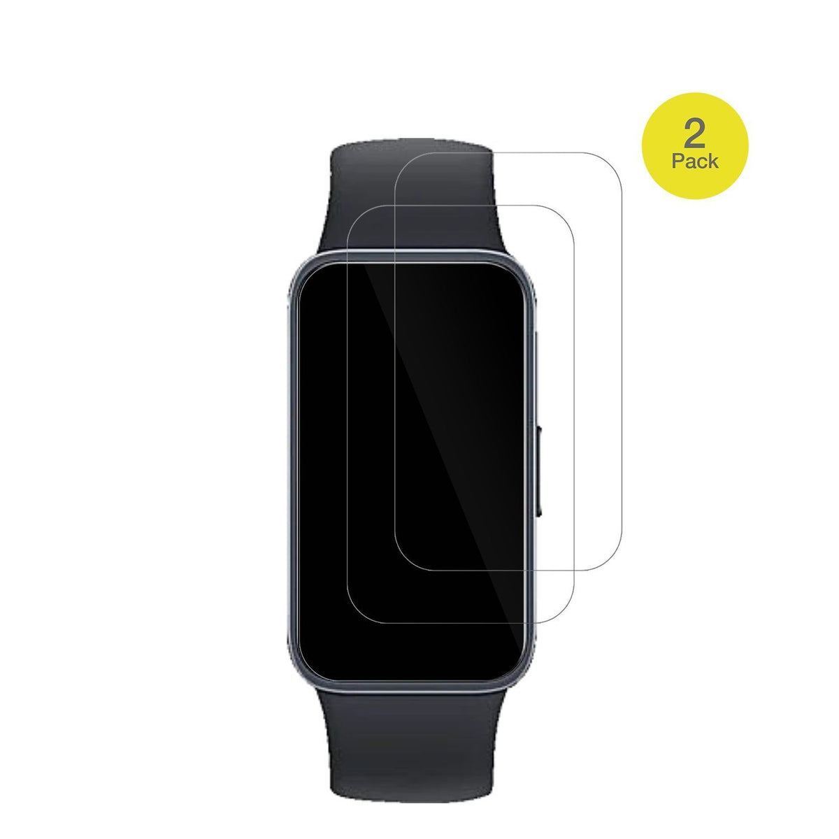 2x 3D Full Cover Schutzfolie für Huawei Band 10