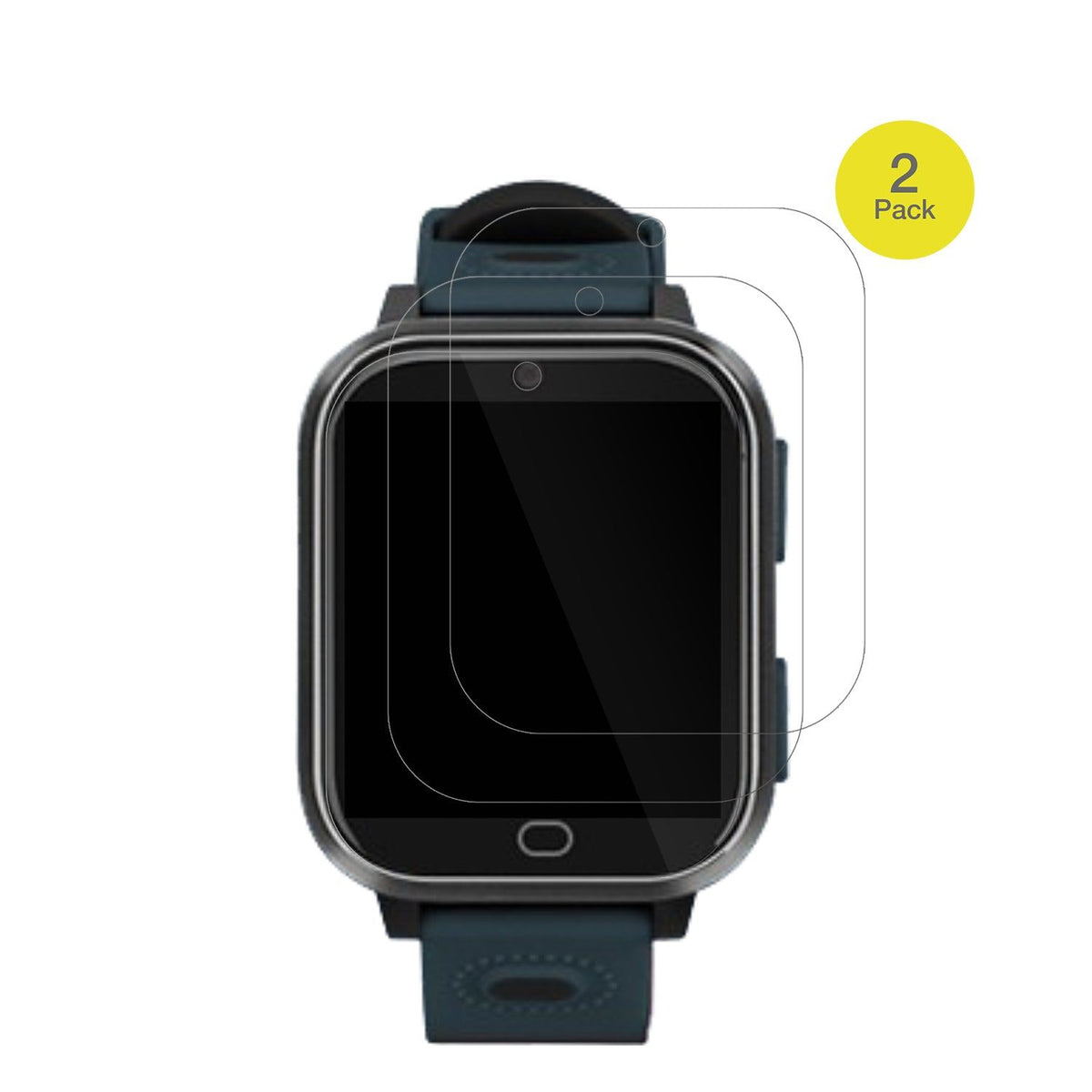 2x 3D Full Cover Schutzfolie für Noctiluxia K18FH Kinder Smartwatch
