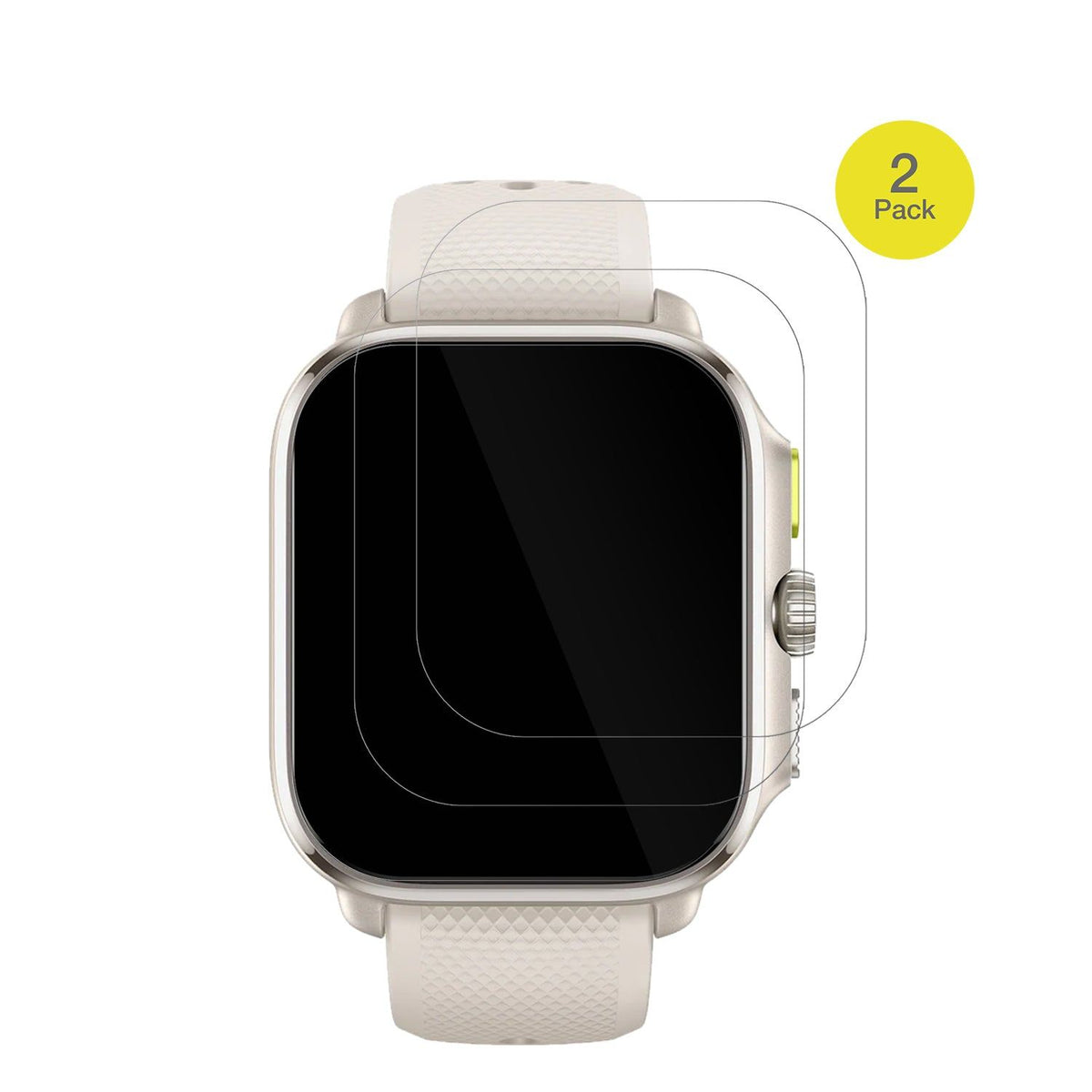 2x 3D Full Cover Schutzfolie für Amazfit Cheetah Square