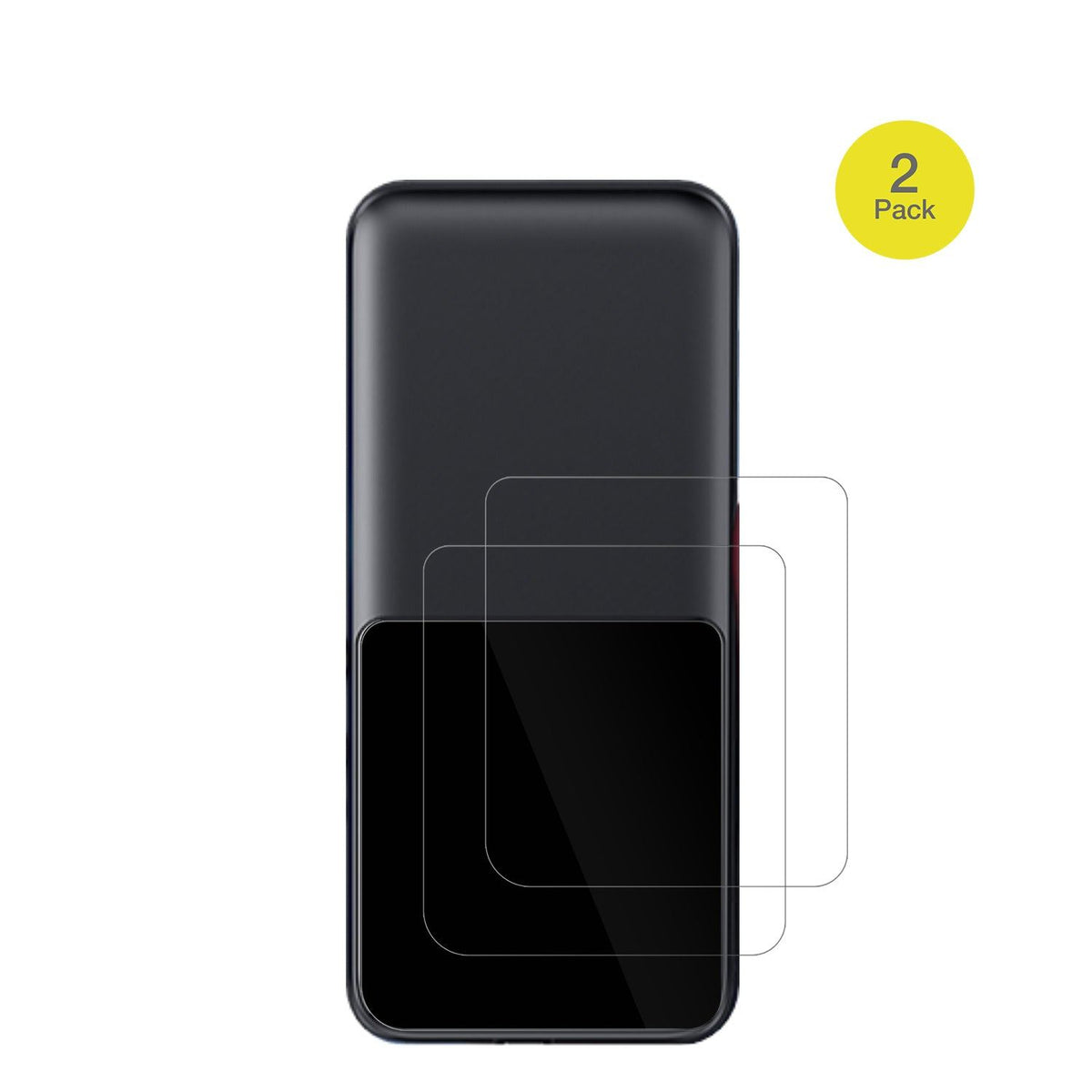 2x 3D Full Cover Schutzfolie für CFIAI Power Bank 26800mAh