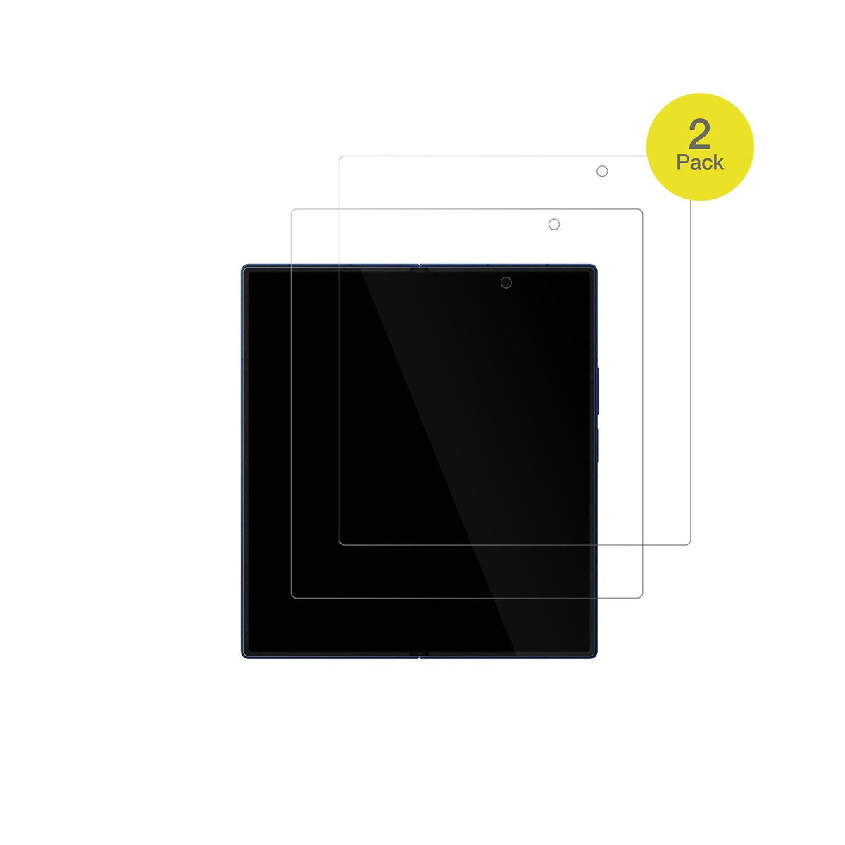 2x 3D Full Cover Schutzfolie für Samsung Galaxy Z Fold7 Innenseite
