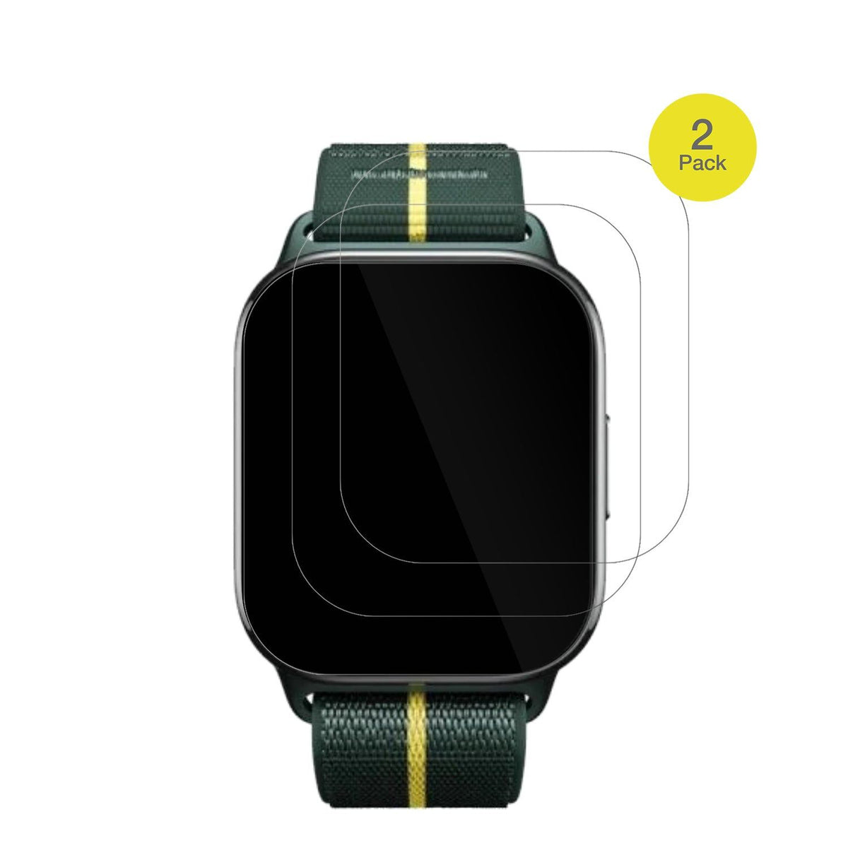 2x 3D Full Cover Schutzfolie für Motorola Moto Watch Fit 1.9 Zoll