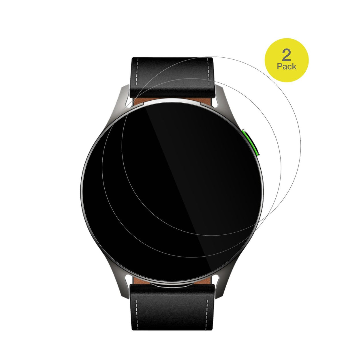 2x 3D Full Cover Schutzfolie für Infinix XWatch Pods