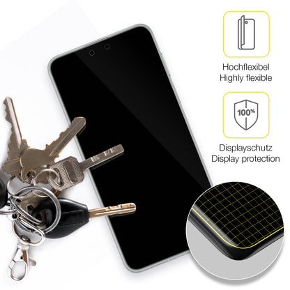 2x 3D Full Cover Schutzfolie für Huawei Mate 70 Pro Premium