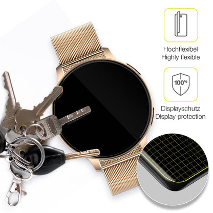 2x 3D Full Cover Schutzfolie für Sloksfil 1.39 Zoll Smartwatch