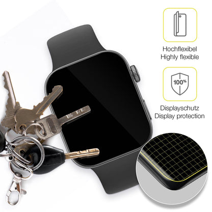2x 3D Full Cover Schutzfolie für Huawei Watch Fit 4