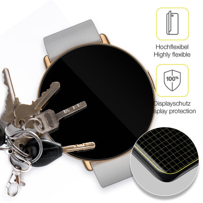 2x 3D Full Cover Schutzfolie für Zepp E Smartwatch