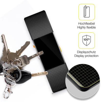 2x 3D Full Cover Schutzfolie für Fitbit Charge 2