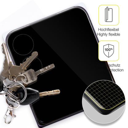 2x 3D Full Cover Schutzfolie für Xiaomi Mi Mix Flip (Frondisplay)