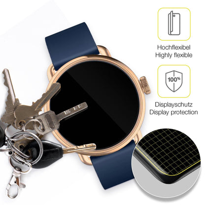 2x 3D Full Cover Schutzfolie für Withings Scanwatch 2 42mm