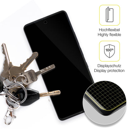 2x 3D Full Cover Schutzfolie für TCL P10
