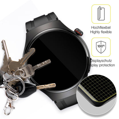 2x 3D Full Cover Schutzfolie für Rollme Hero M7 Smartwatch