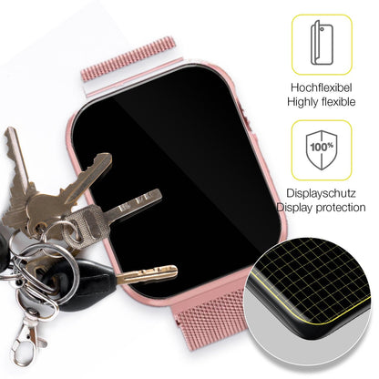 2x 3D Full Cover Schutzfolie für Banlvs Smartwatch 1.83 Zoll