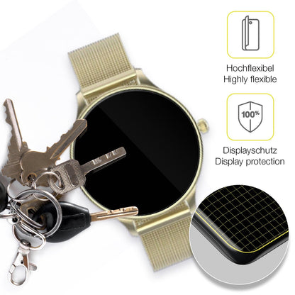 2x 3D Full Cover Schutzfolie für Forever GSM180306