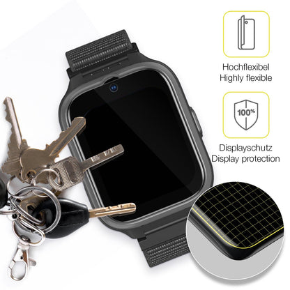 2x 3D Full Cover Schutzfolie für myPhone CareWatch