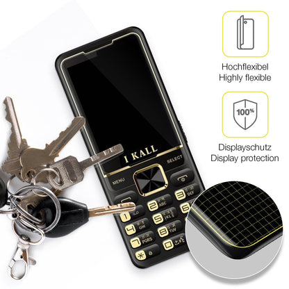 2x 3D Full Cover Schutzfolie für iKall K99 Pro