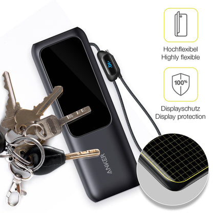 2x 3D Full Cover Schutzfolie für Anker A1695 Laptop Powerbank
