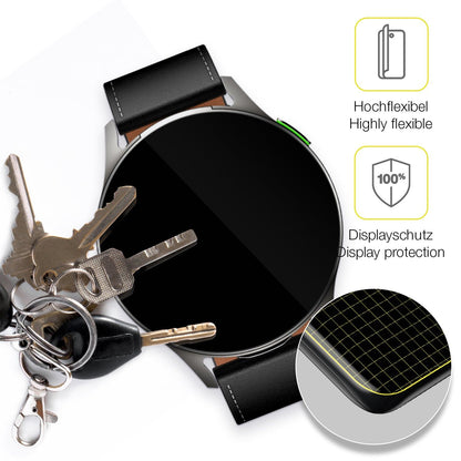 2x 3D Full Cover Schutzfolie für Infinix XWatch Pods