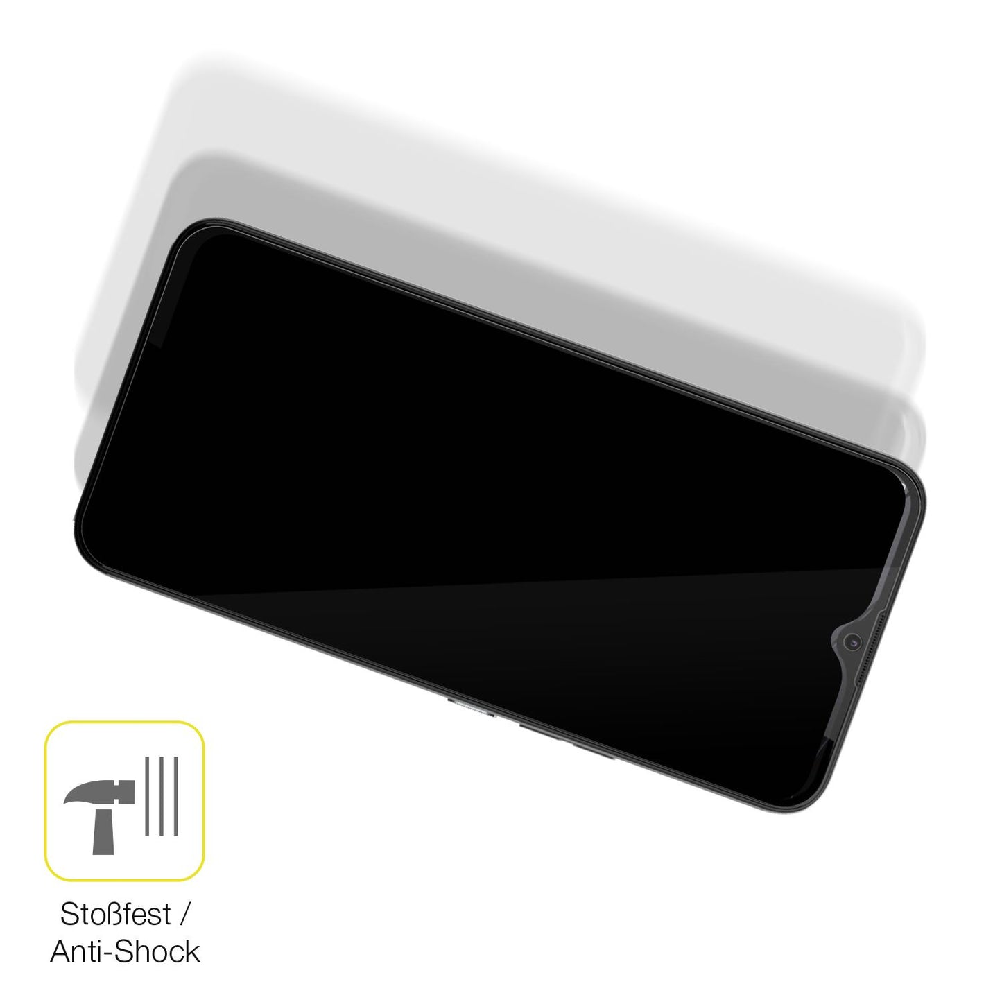 Schutz gegen Kratzer auf dem Gigaset GS5 Lite Glas durch Schlüssel oder Ähnliches