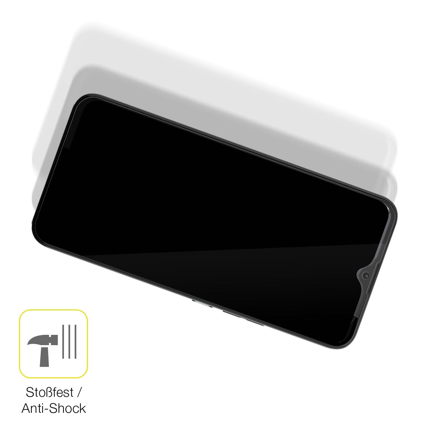 Schutz gegen Kratzer auf dem Gigaset GS5 Lite Glas durch Schlüssel oder Ähnliches
