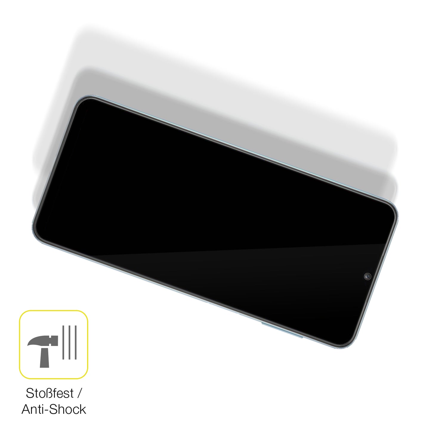 Schutz gegen Kratzer auf dem Samsung Galaxy M32 Glas durch Schlüssel oder Ähnliches