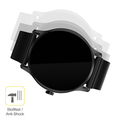 Schutz gegen Kratzer auf dem Haylou GS Smartwatch Glas durch Schlüssel oder Ähnliches