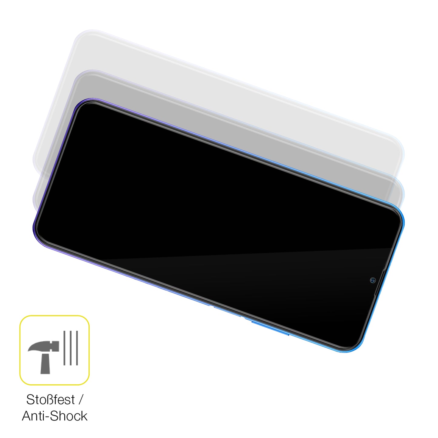 Schutz gegen Kratzer auf dem Ulefone Note 12P Glas durch Schlüssel oder Ähnliches
