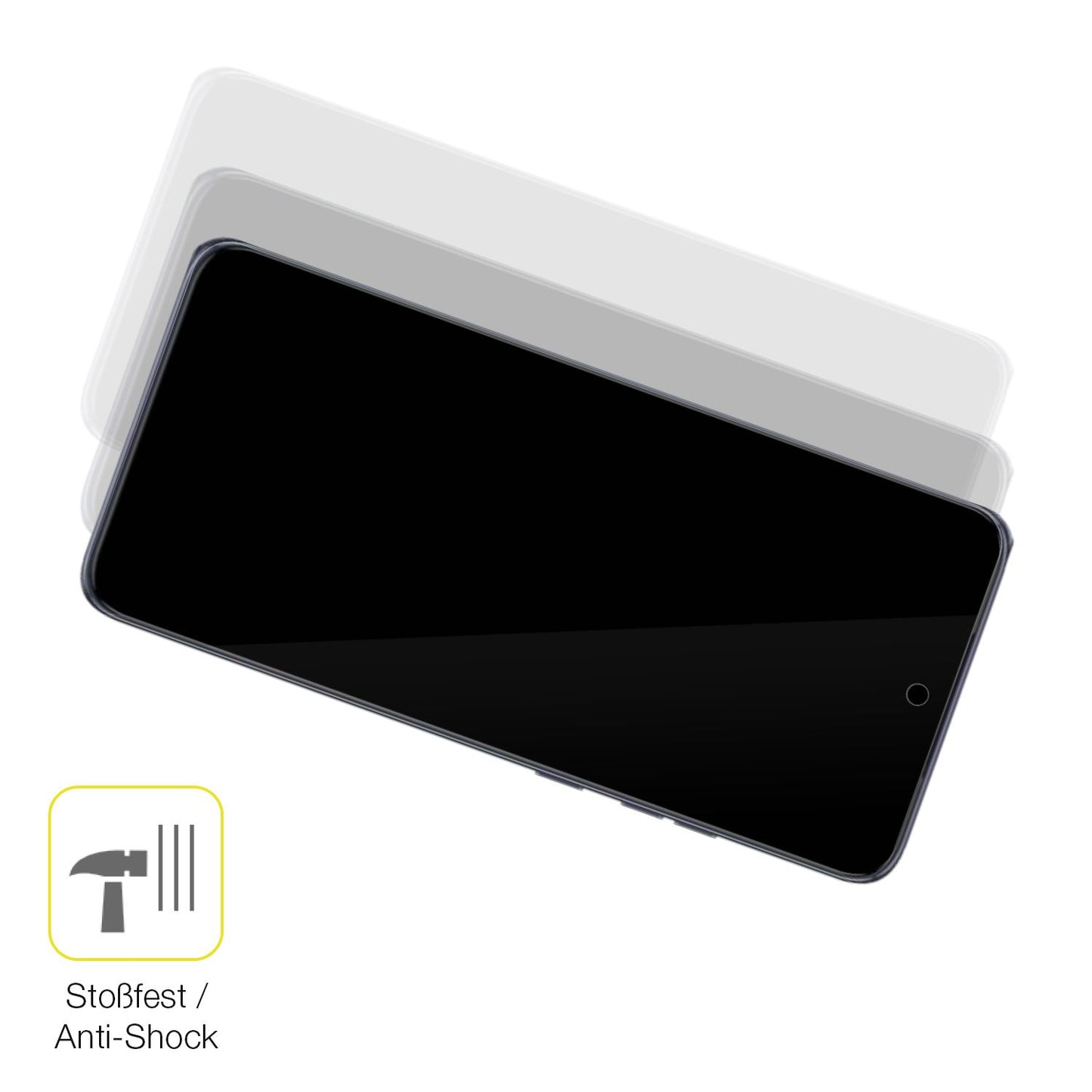 2x 3D Full Cover Schutzfolie für Motorola Edge 50 Neo