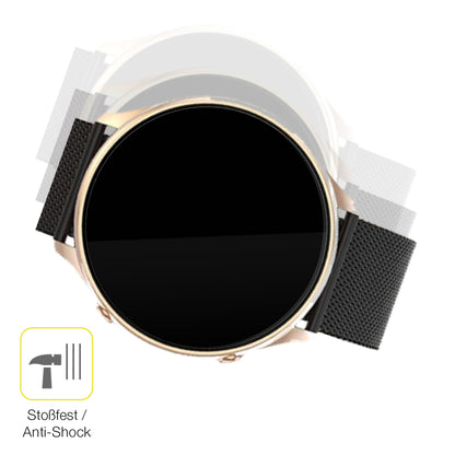 2x 3D Full Cover Schutzfolie für SLOKSFil S51 Smartwatch